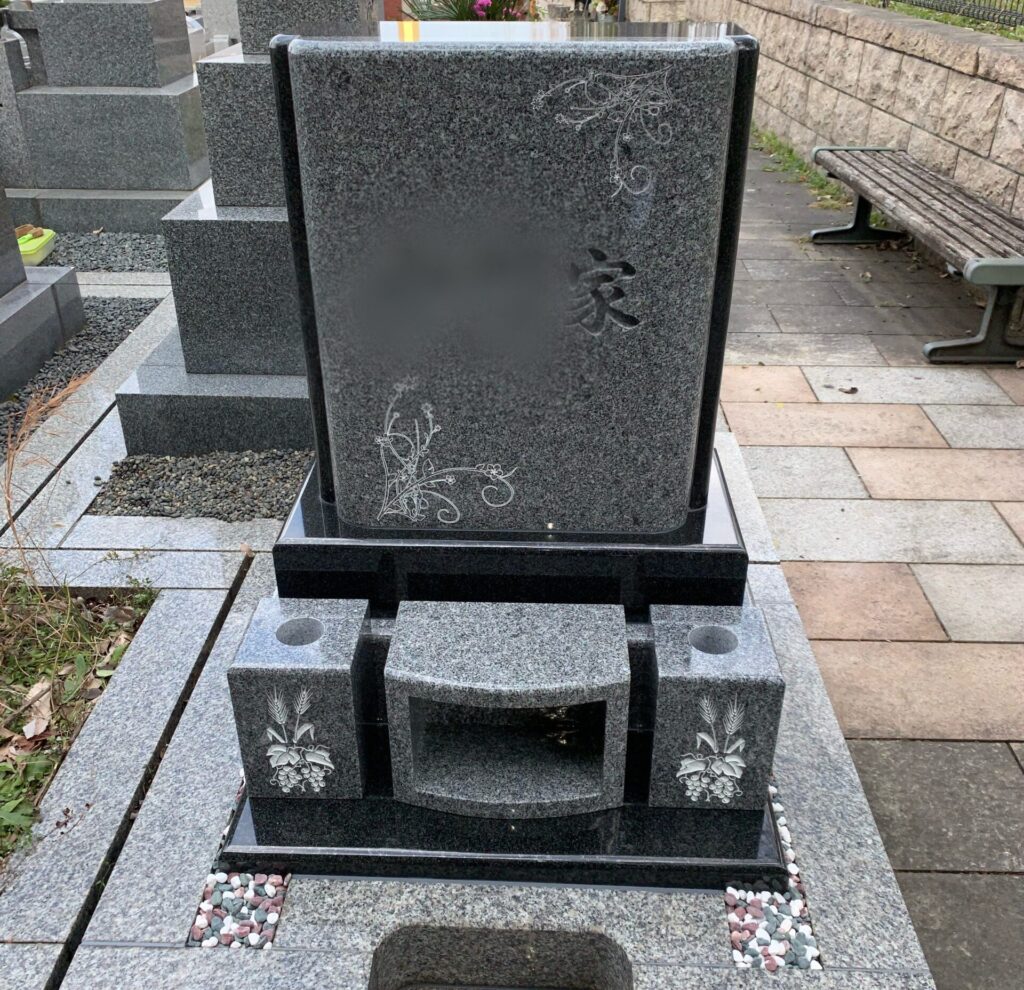 羽曳野市の建墓施工事例｜向野墓地（2022年3月） 施工後