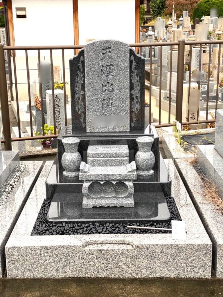 松原市の建墓施工事例｜阿保墓地（2022年7月） 施工後