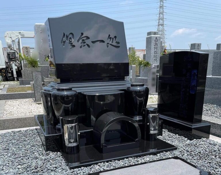 堺市の建墓施工事例｜中村墓地（2022年11月） 施工後