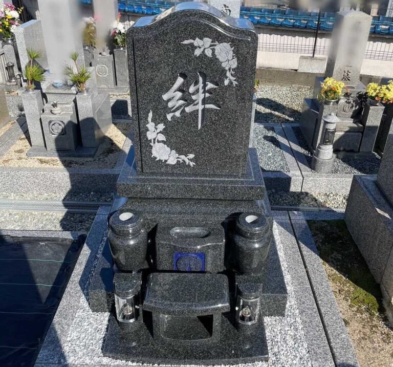 羽曳野市の建墓施工事例｜西川墓地 （2024年1月） 施工後