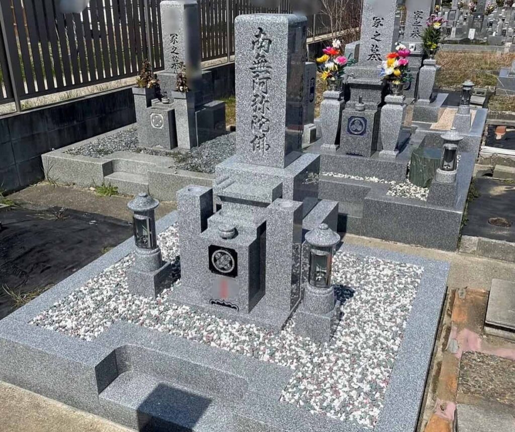 羽曳野市の建墓施工事例｜小土墓地（2024年4月） 施工後