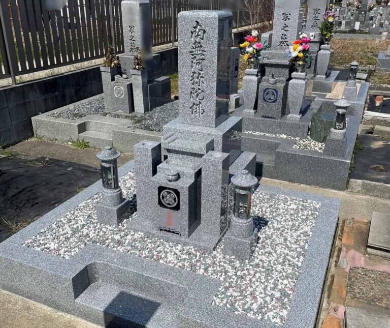 羽曳野市の建墓施工事例｜小土墓地（2024年4月） 施工後