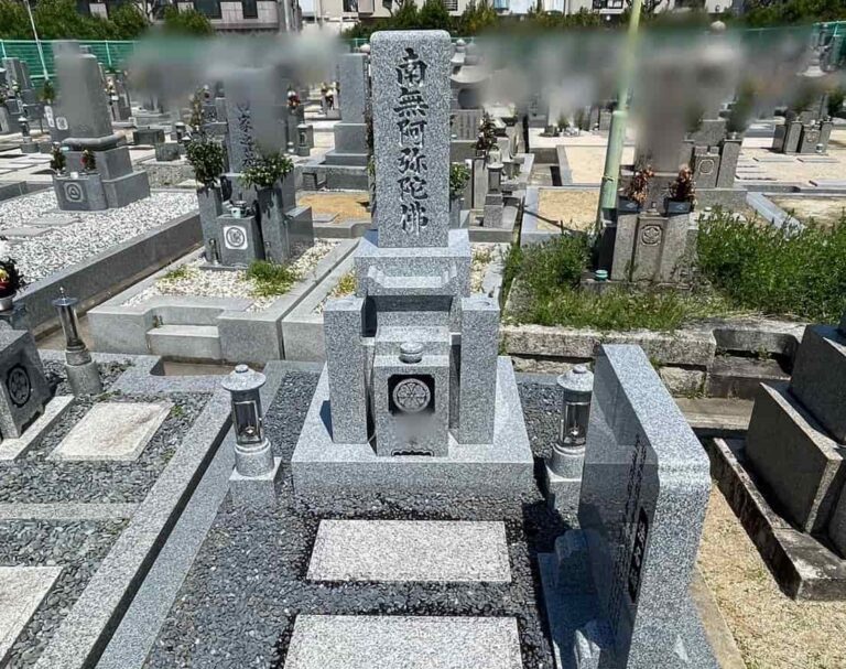 堺市の建墓施工事例｜阿坂墓地（2024年5月） 施工後
