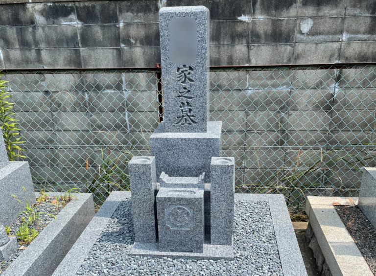摂津市の建墓施工事例｜一津屋西墓地（2024年5月） 施工後