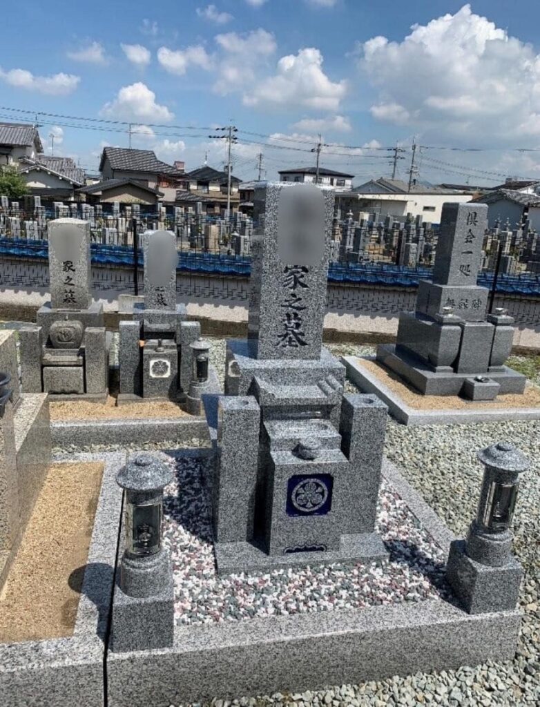 羽曳野市の建墓施工事例｜西川墓地（2024年6月1日）-1 施工後