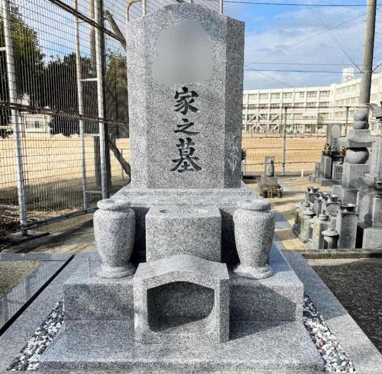 羽曳野市の建墓施工事例｜北宮大念仏墓地・真壁石（2024年6月） 施工後