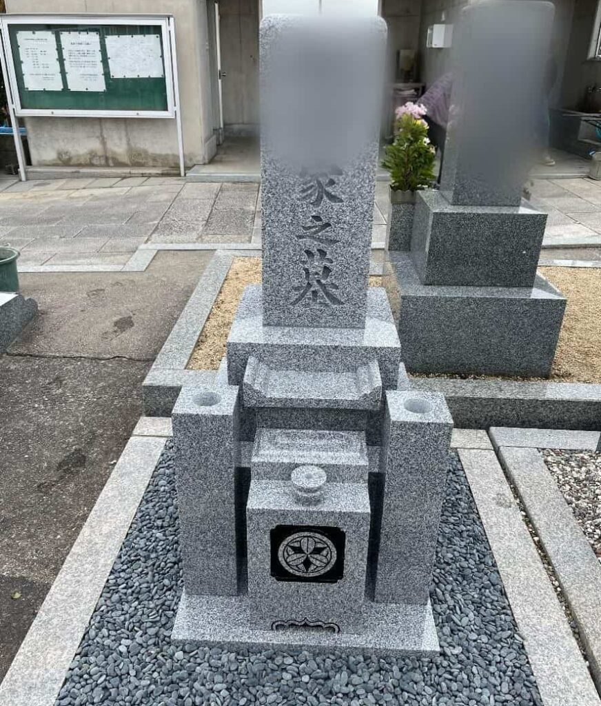 堺市の建墓施工事例｜八田霊園（2024年6月） 施工後