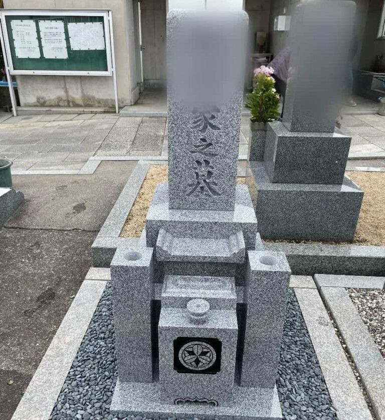 堺市の建墓施工事例｜八田霊園（2024年6月） 施工後