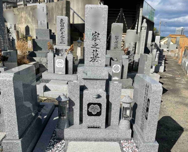 寝屋川市の建墓施工事例｜美井霊園（2024年9月） 施工後
