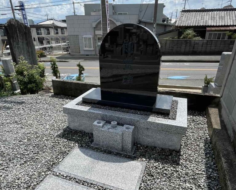 羽曳野市の建墓施工事例｜共同墓地（2024年10月） 施工後
