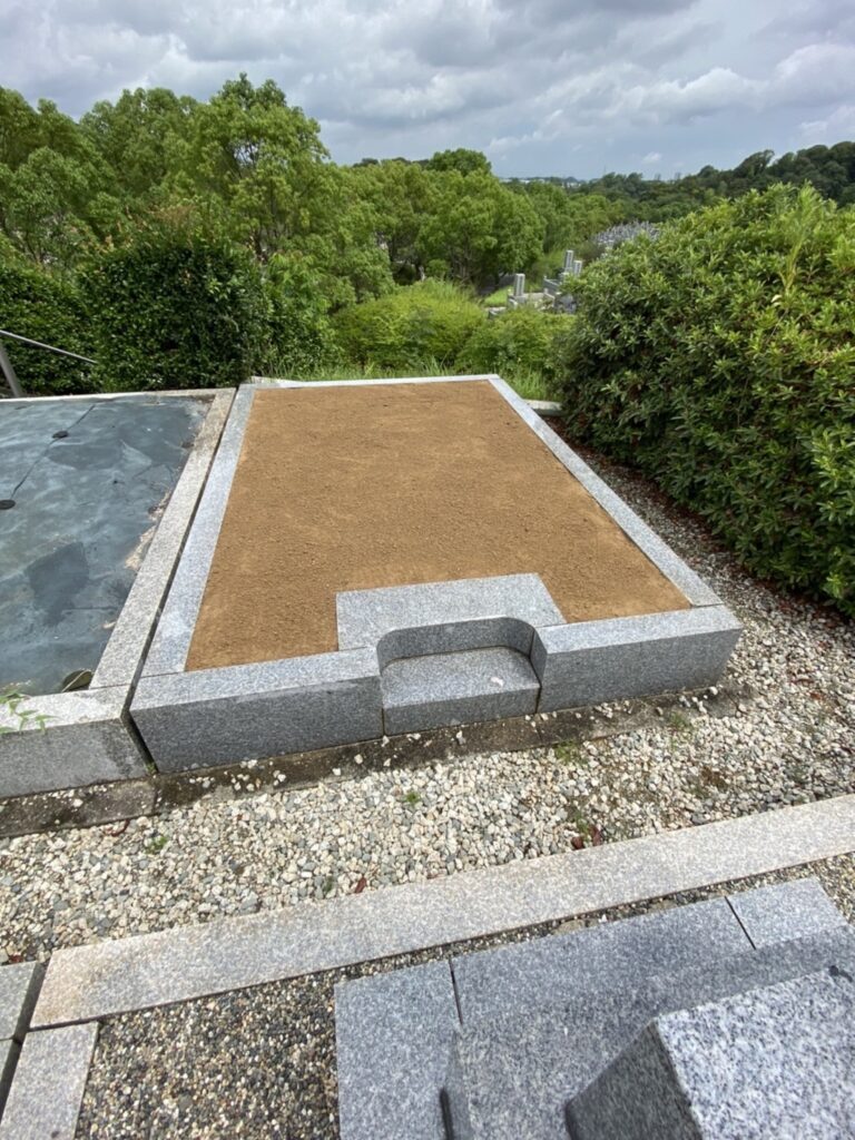 堺市の墓じまい施工事例｜堺公園墓地(鉢ヶ峰公園墓地)（2025年6月） 施工後