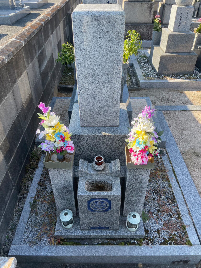 藤井寺市の墓じまい施工事例｜北条・船橋共同墓地（2025年6月） 施工前