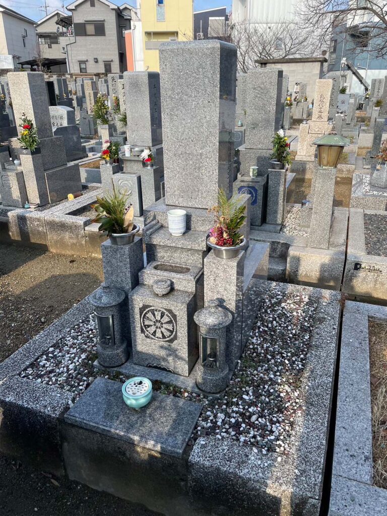 和泉市の墓じまい施工事例｜設 和泉墓地（2025年6月） 施工前