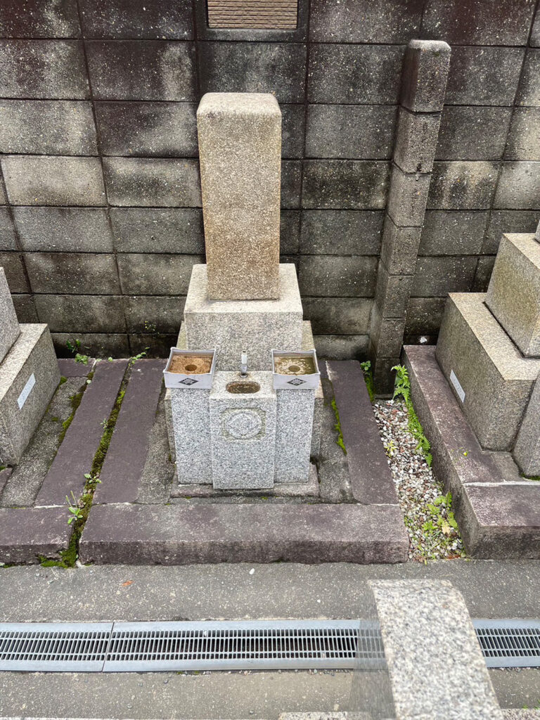 大阪市旭区の墓じまい施工事例｜上辻霊園（2025年6月） 施工前