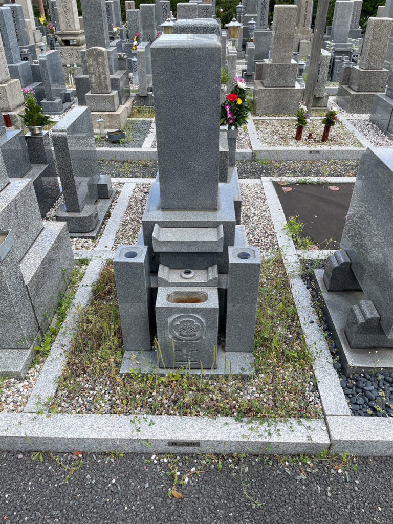 堺市の墓じまい施工事例｜野田共同墓地（2025年6月） 施工前