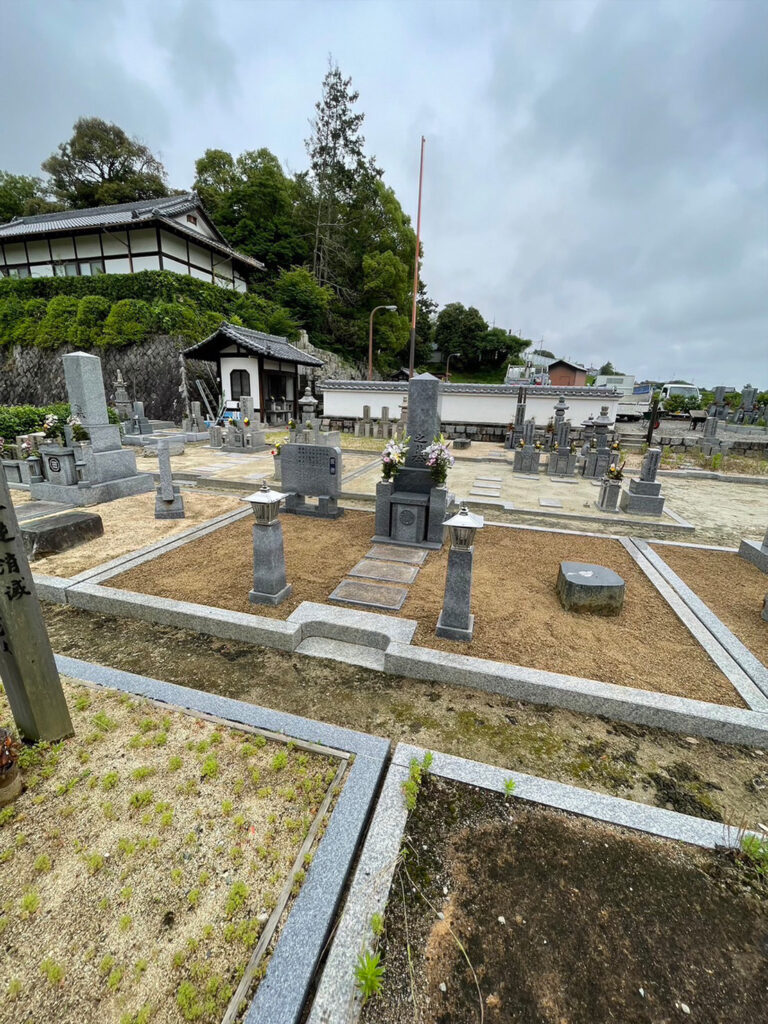 堺市の墓じまい施工事例｜感應寺（2025年6月） 施工前