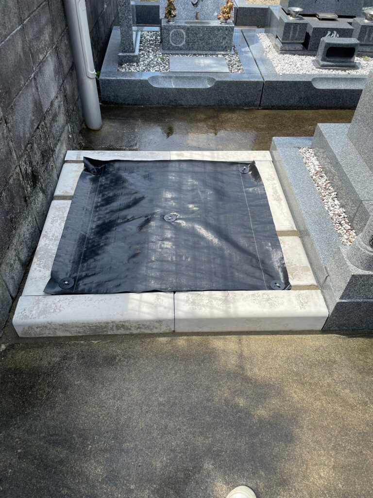 羽曳野市の墓じまい施工事例｜樫山墓地（2025年6月） 施工後