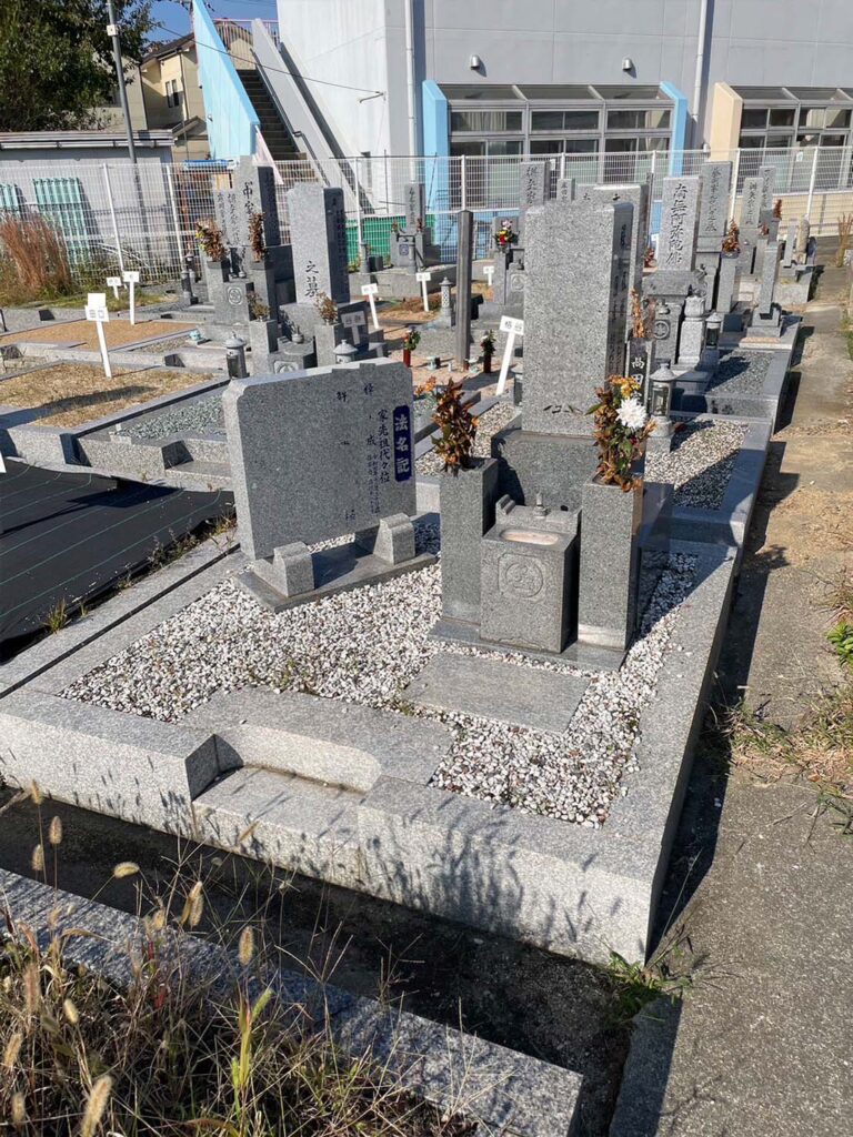 堺市中区の墓じまい施工事例｜北久保墓地（2025年6月） 施工前