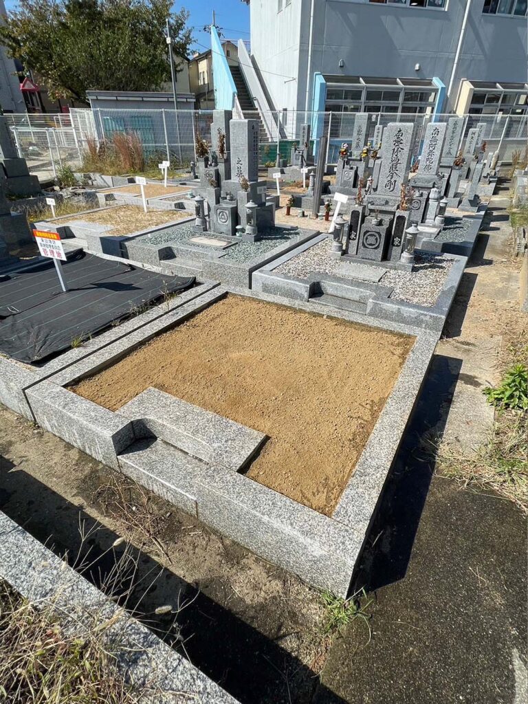 堺市中区の墓じまい施工事例｜北久保墓地（2025年6月） 施工後