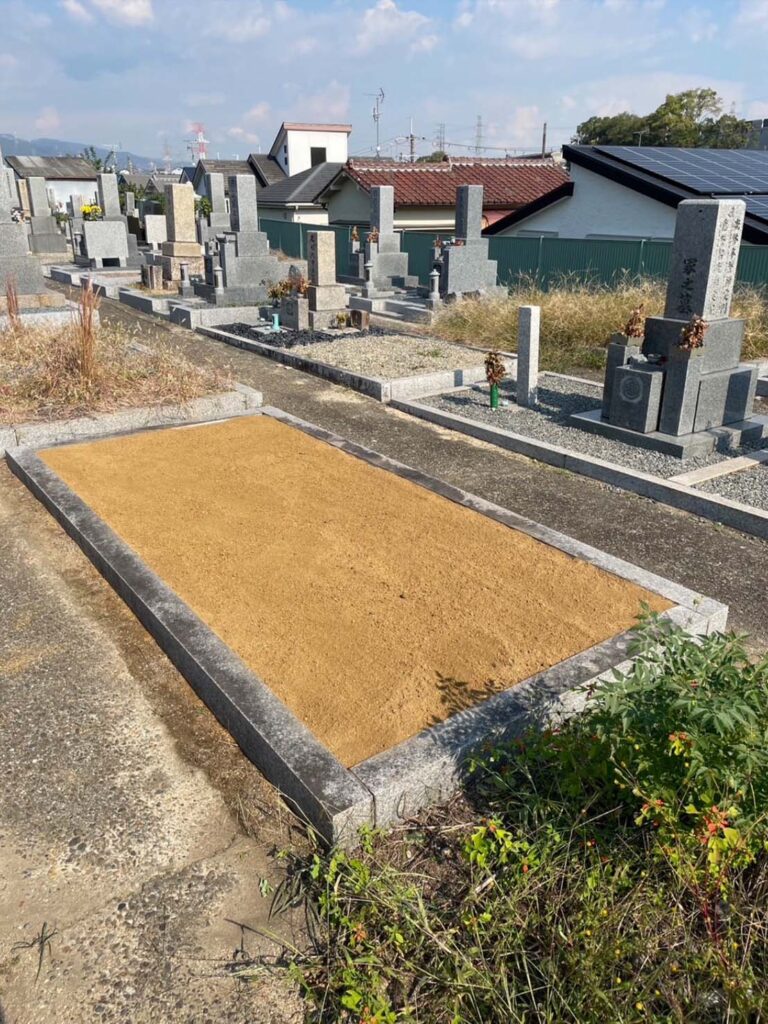 枚方市の墓じまい施工事例｜渚共同墓地（2025年6月） 施工後