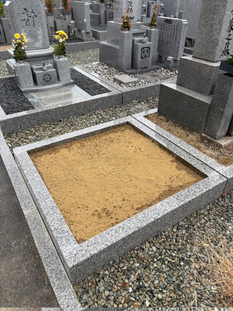 羽曳野市の墓じまい施工事例｜西川墓地（2025年6月） 施工後