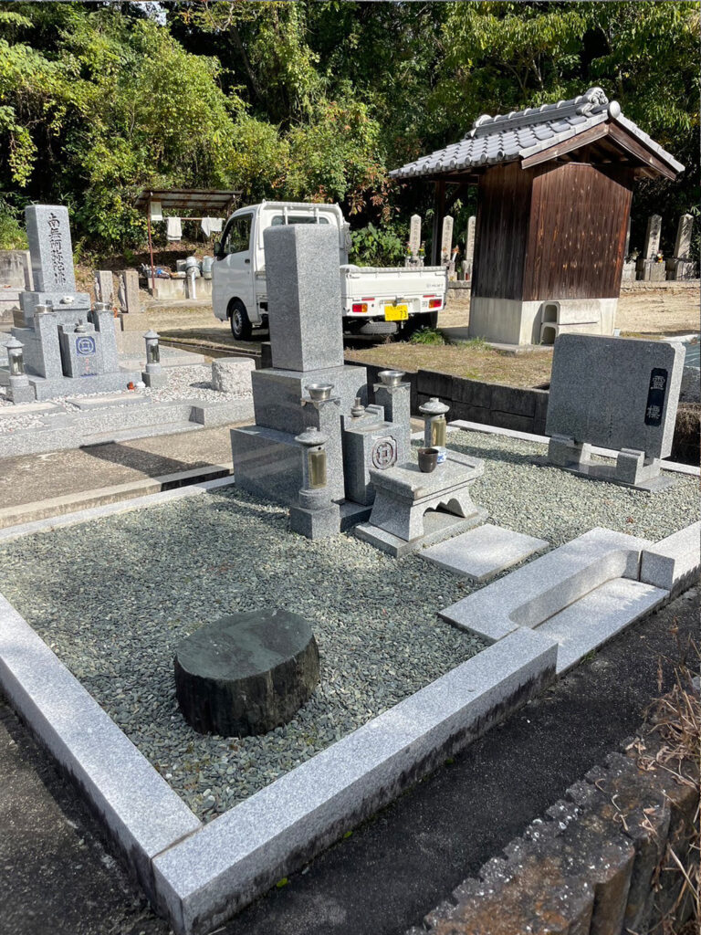 羽曳野市の墓じまい施工事例｜壷井墓地（2025年6月） 施工前