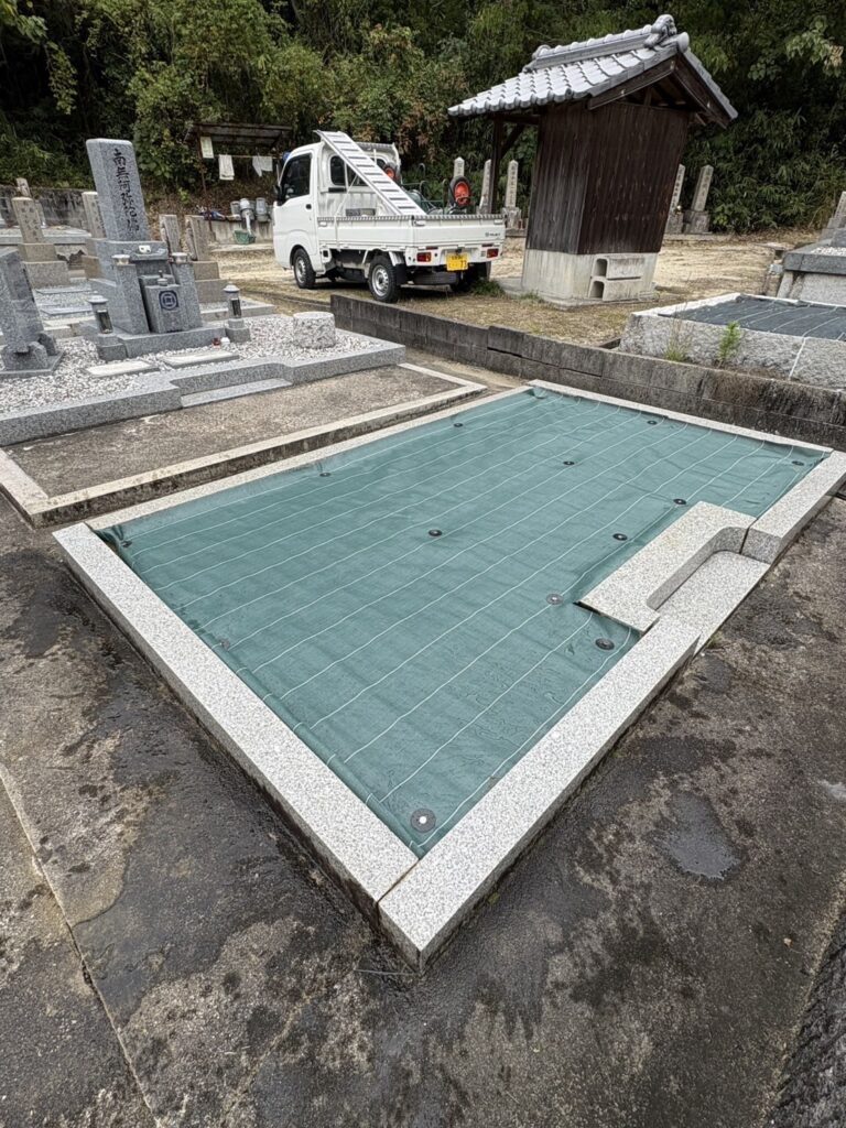 羽曳野市の墓じまい施工事例｜壷井墓地（2025年6月） 施工後