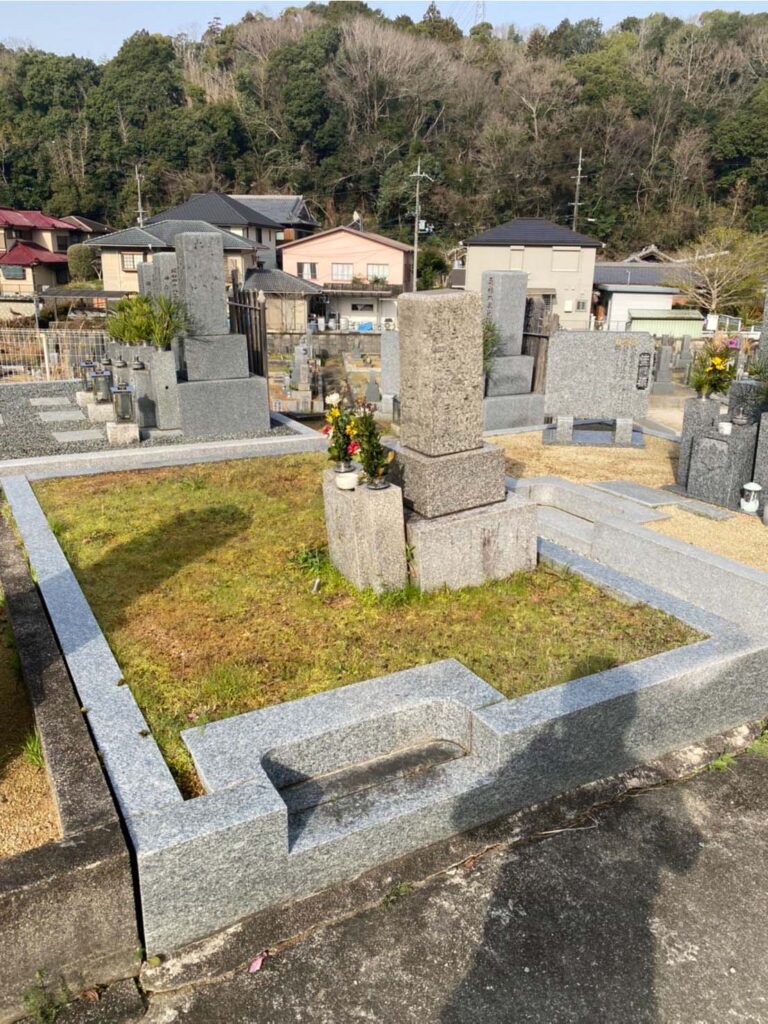 橋本市の墓じまい施工事例｜浦之段墓地（2025年6月） 施工前