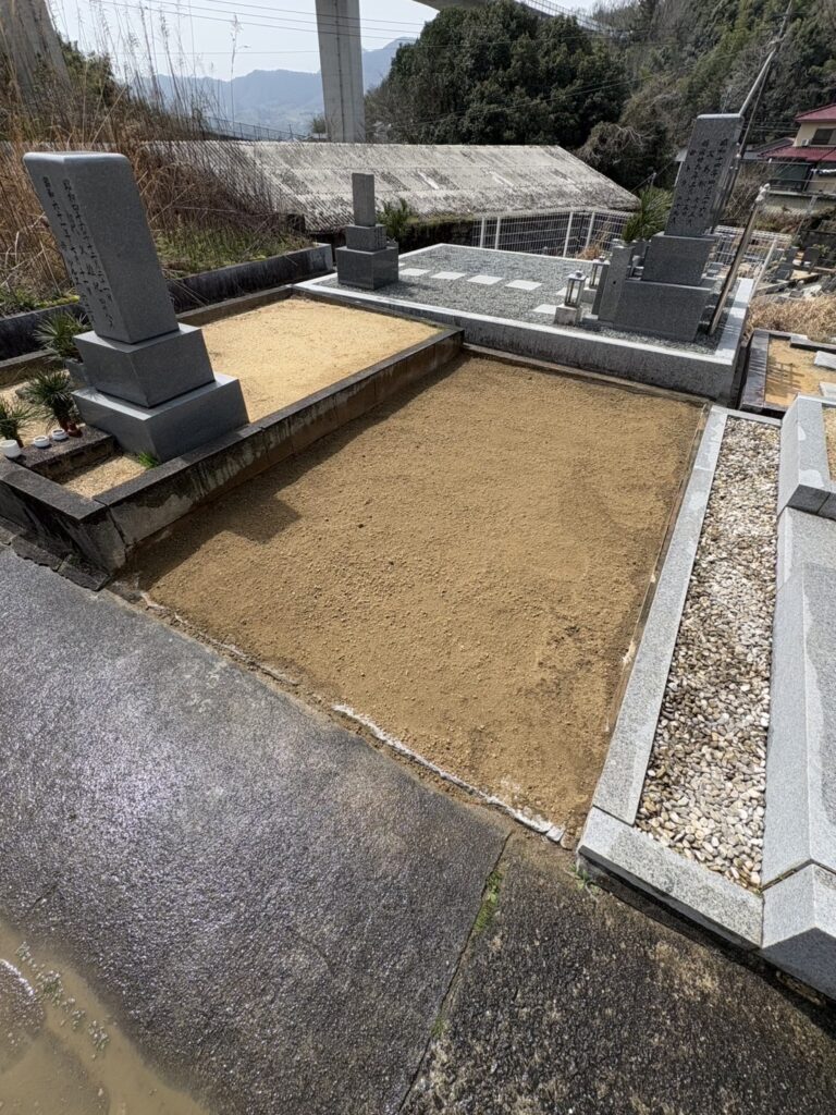 橋本市の墓じまい施工事例｜浦之段墓地（2025年6月） 施工後