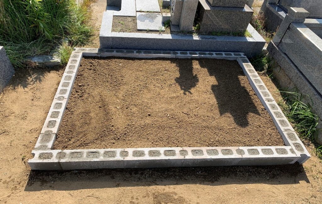 羽曳野市の墓じまい施工事例｜小土墓地（2025年9月14日） 施工後