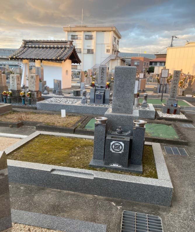 松原市の墓じまい施工事例｜大堀墓地（2025年9月14日） 施工前
