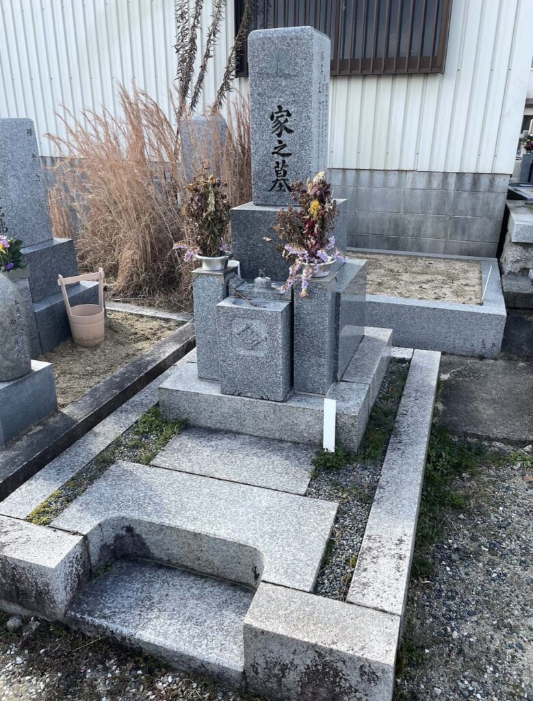 羽曳野市の墓じまい施工事例｜小土墓地（2025年9月14日）-3 施工前