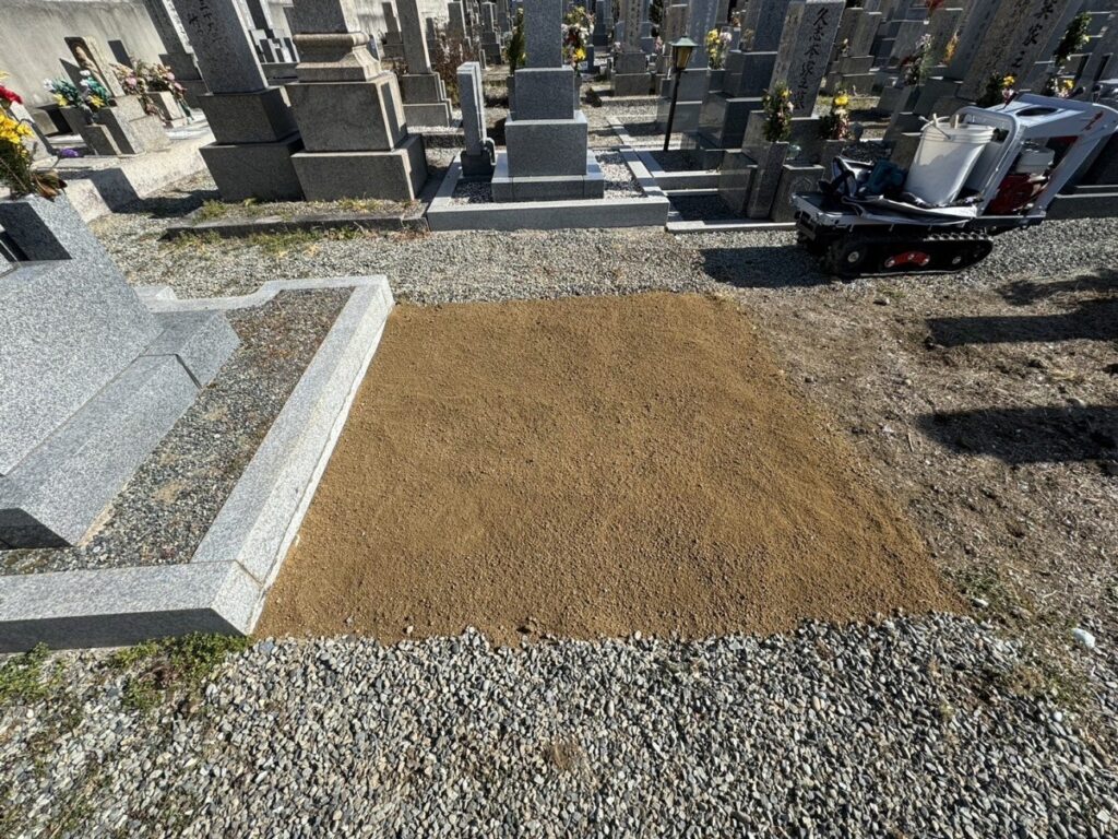 池田市の墓じまい施工事例｜立桃園墓地（2025年9月） 施工後