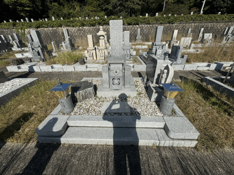 対応エリアの墓じまい施工事例｜豊能郡寺院墓地（2025年11月） 施工前