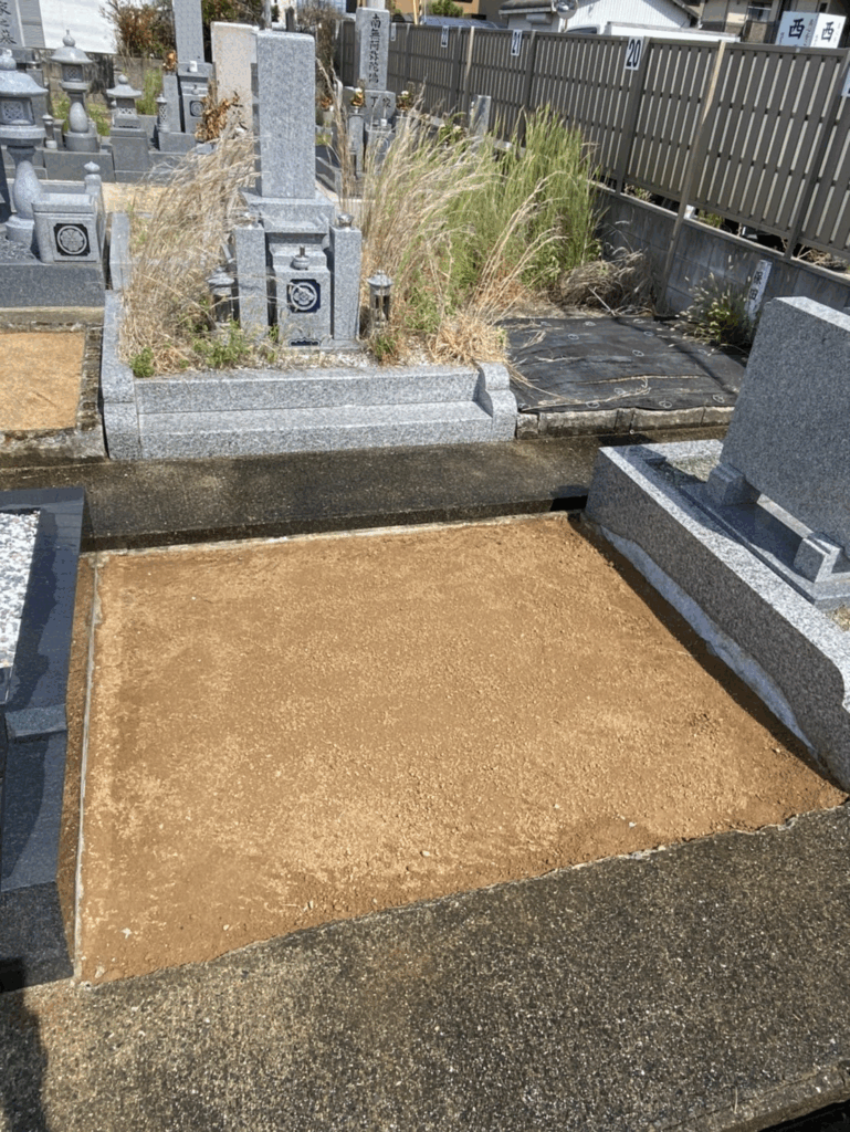 羽曳野市の墓じまい施工事例｜小土墓地（2025年11月） 施工後