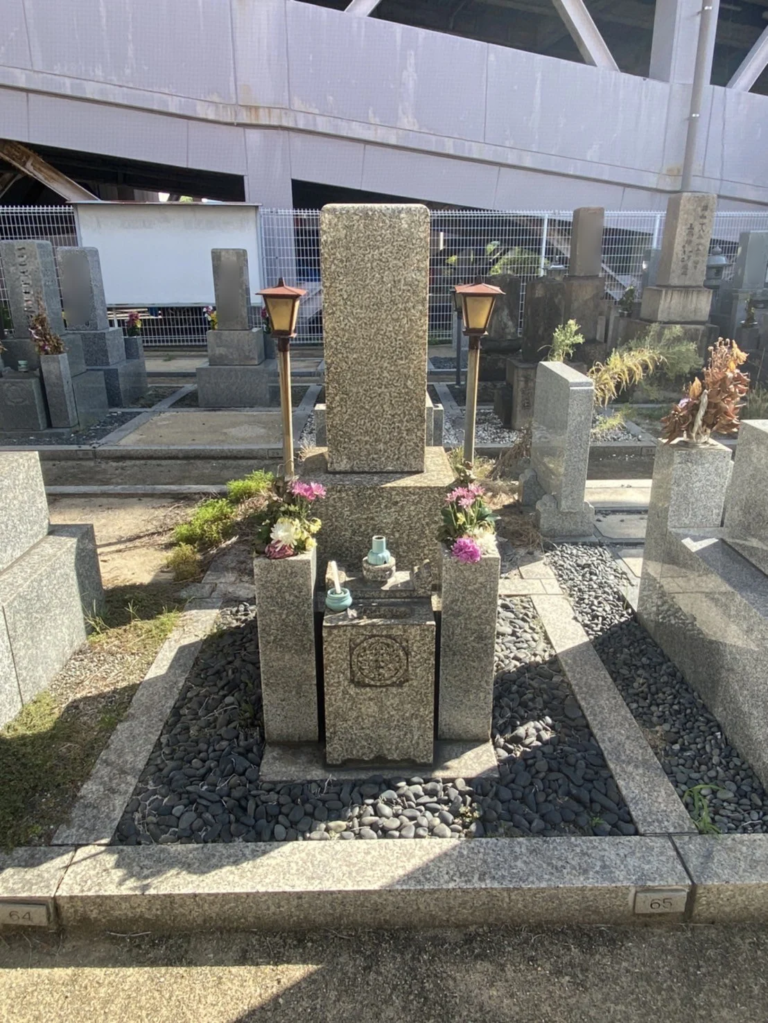 大阪市西成区の墓じまい施工事例｜大阪府西成区木津今宮墓地（2025年11月） 施工前