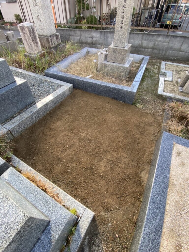 羽曳野市の墓じまい施工事例｜小土墓地（2026年1月） 施工後