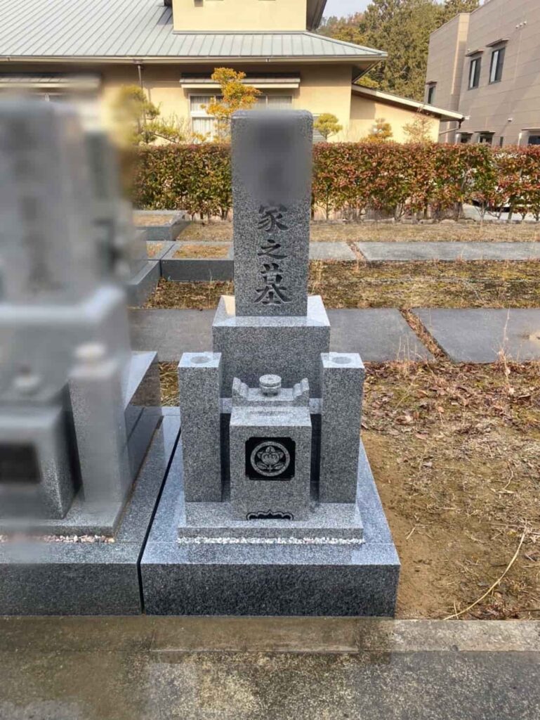 茨木市の建墓施工事例｜大島石使用（2026年2月） 施工後