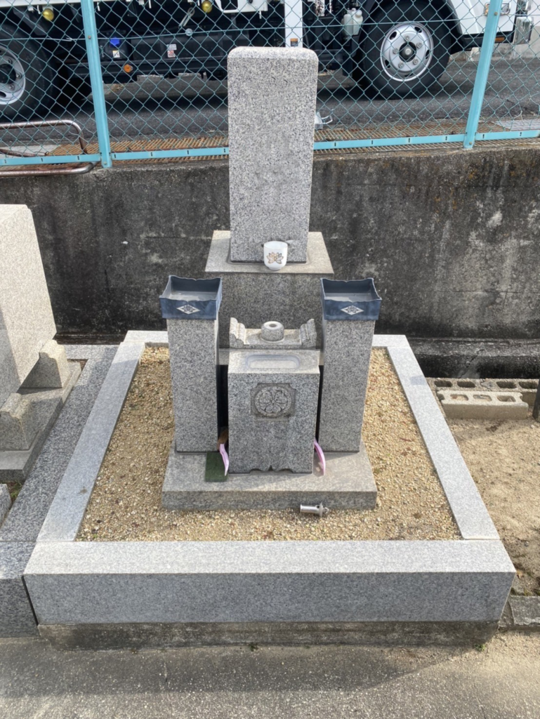 松原市の墓じまい施工事例｜上田墓地（2026年3月） 施工前