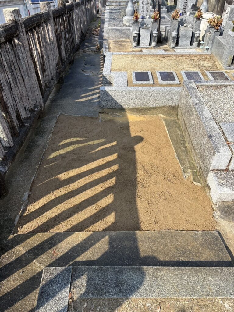 堺市南区の墓じまい施工事例｜茶山台共同墓地（2026年3月） 施工後