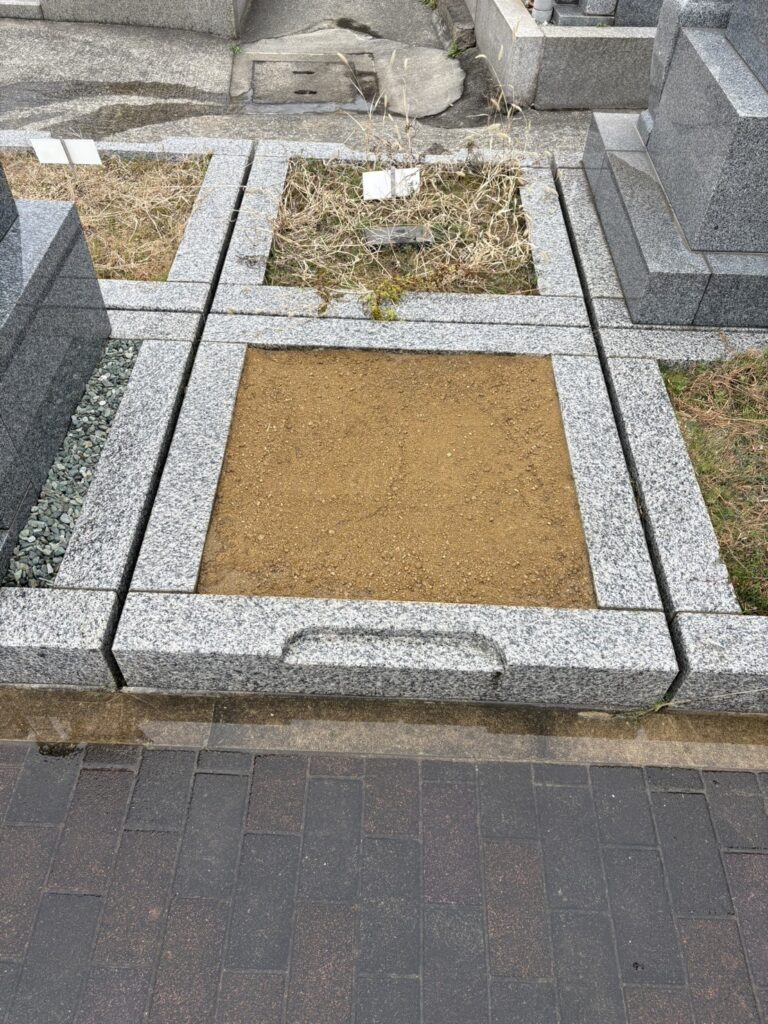羽曳野市の墓じまい施工事例｜古市墓地（2026年3月） 施工後