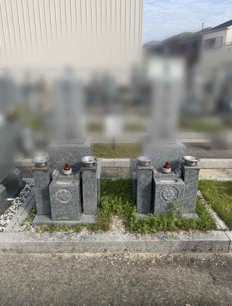 泉佐野市の墓じまい施工事例｜湊霊園（2026年6月26日）-1 施工前