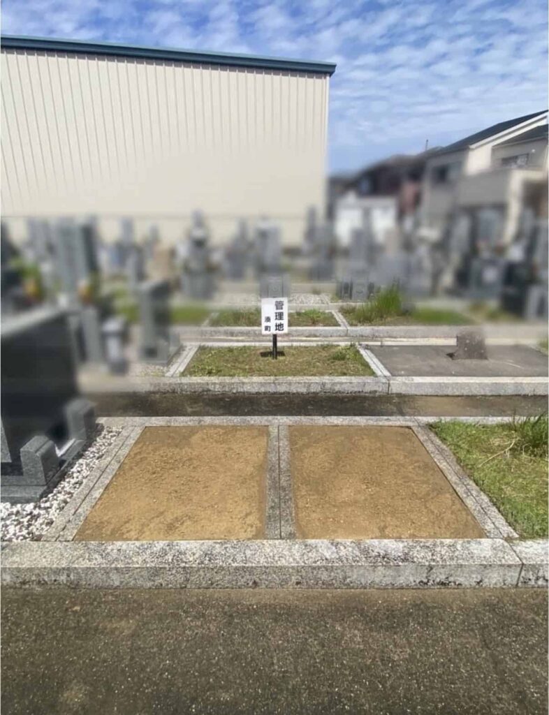 泉佐野市の墓じまい施工事例｜湊霊園（2026年6月26日）-1 施工後