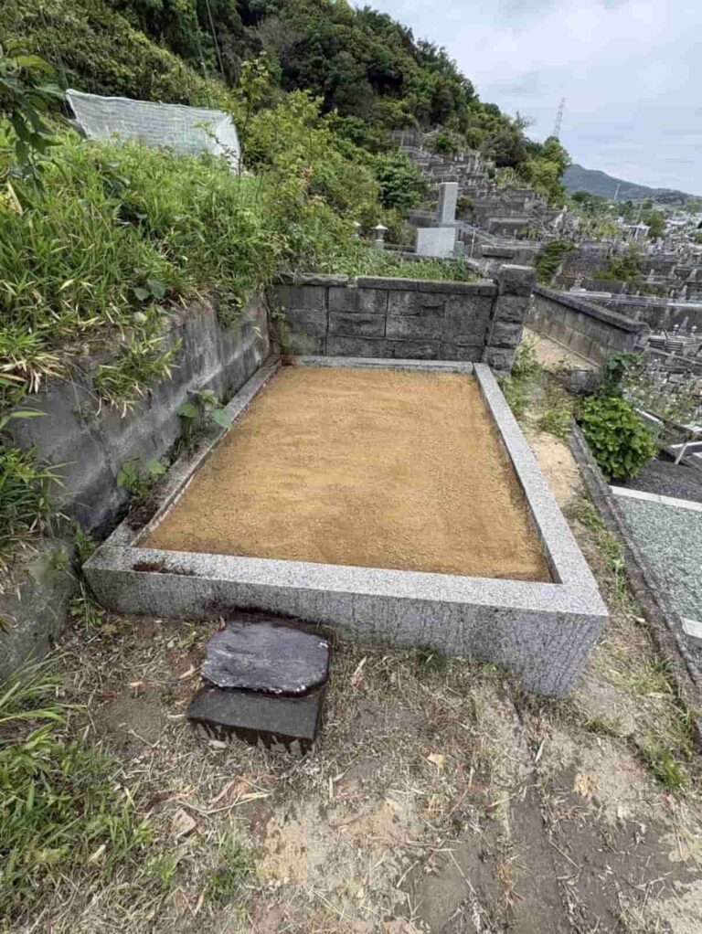 対応エリアの墓じまい施工事例｜泉南郡共同墓地（2026年6月） 施工後