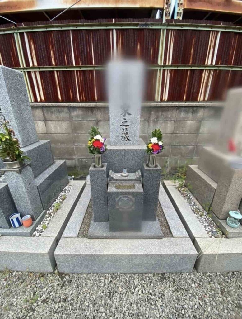 八尾市の墓じまい施工事例｜立龍華墓地（2026年6月） 施工前