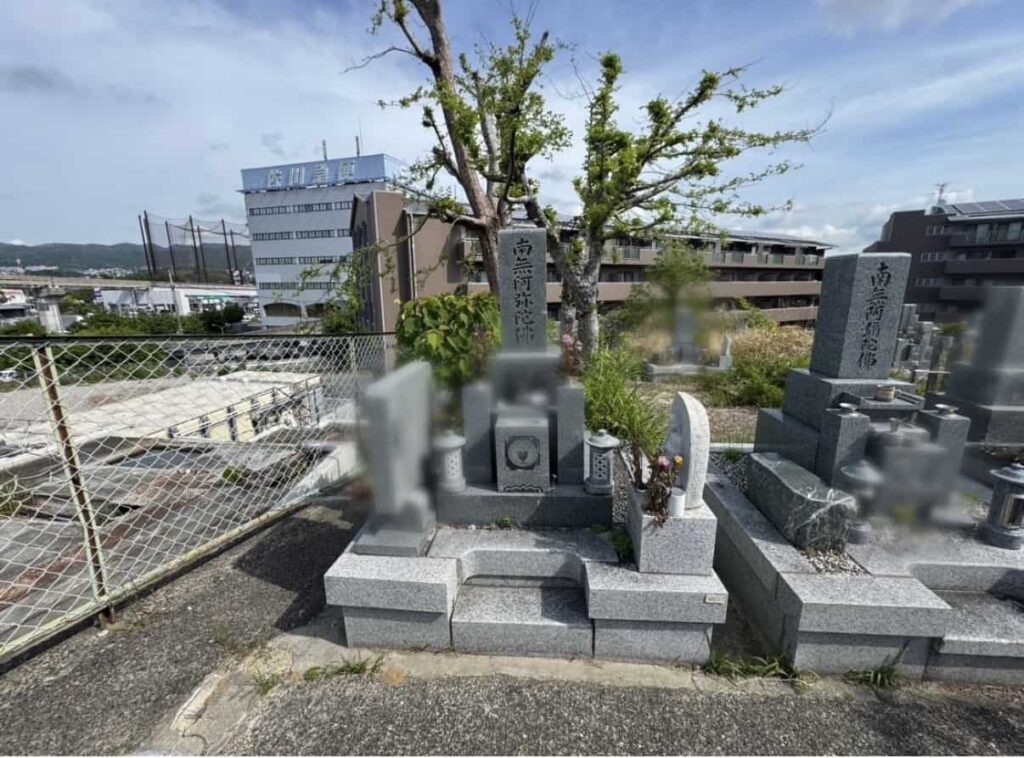 茨木市の墓じまい施工事例｜道祖本墓地（2026年6月） 施工前