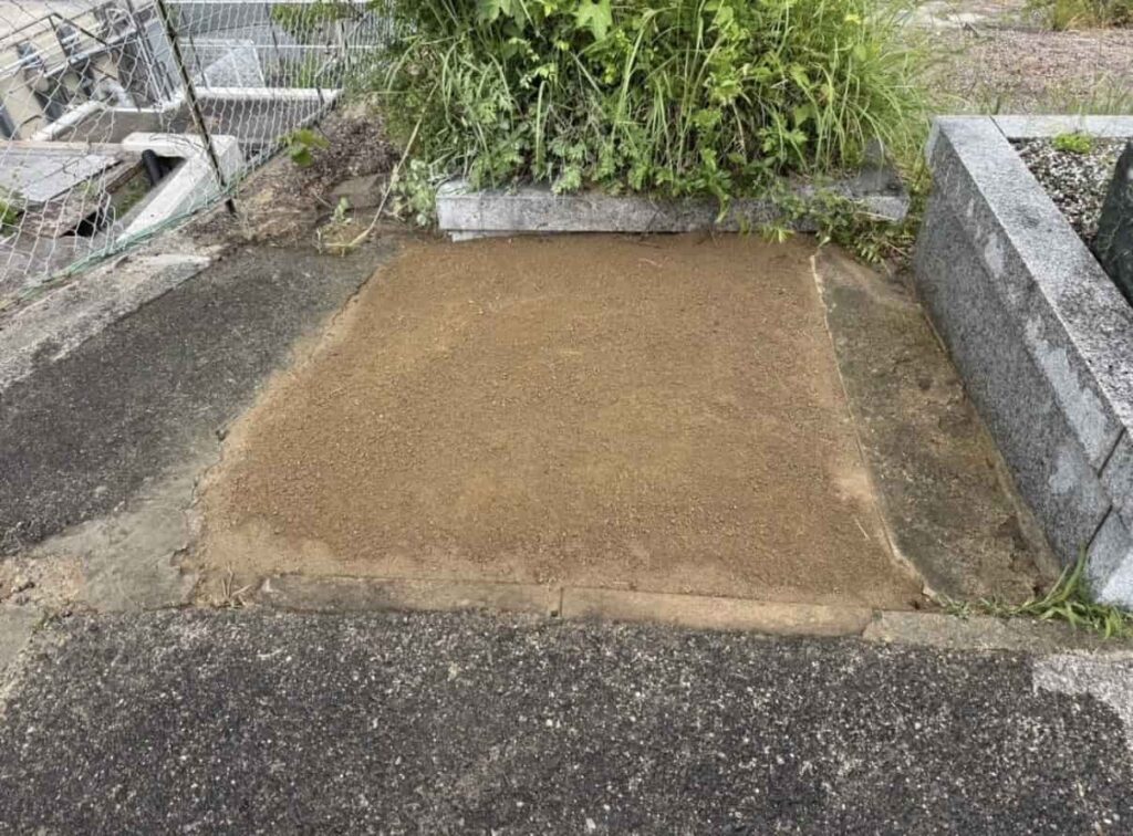 茨木市の墓じまい施工事例｜道祖本墓地（2026年6月） 施工後