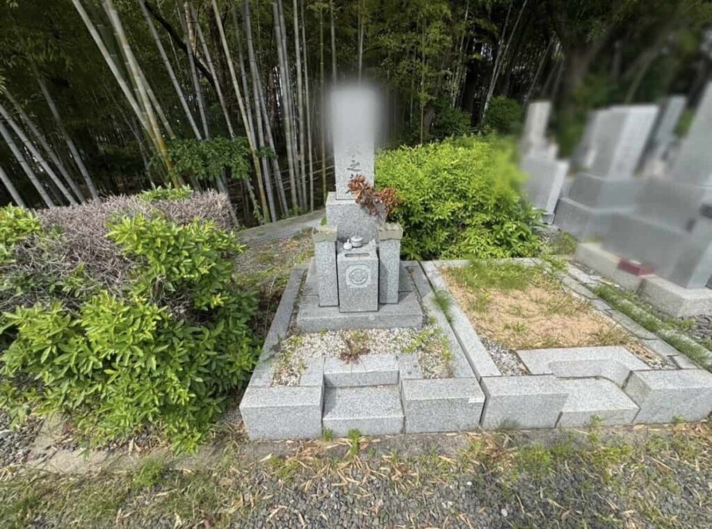 寝屋川市の墓じまい施工事例｜公園墓地（2026年6月） 施工前