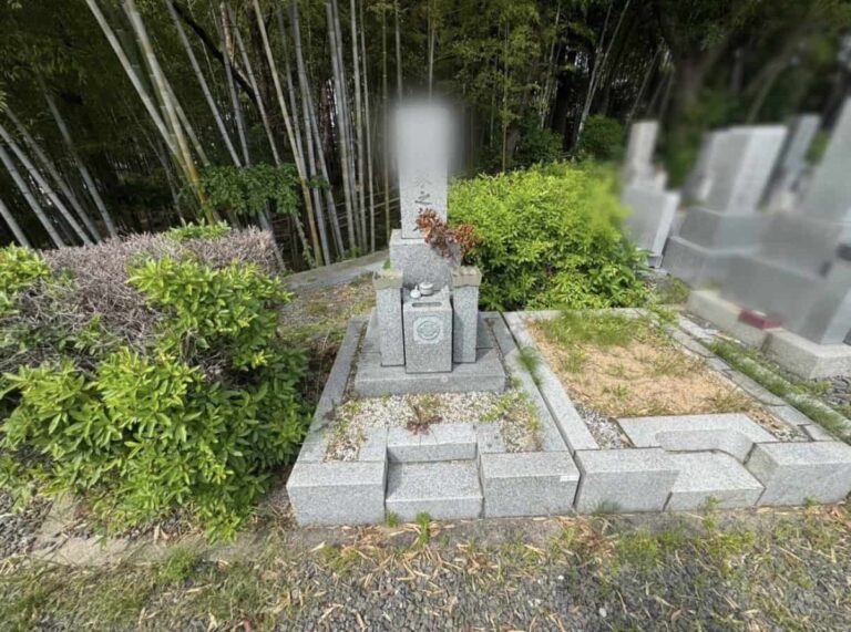寝屋川市の墓じまい施工事例｜公園墓地（2026年6月） 施工前