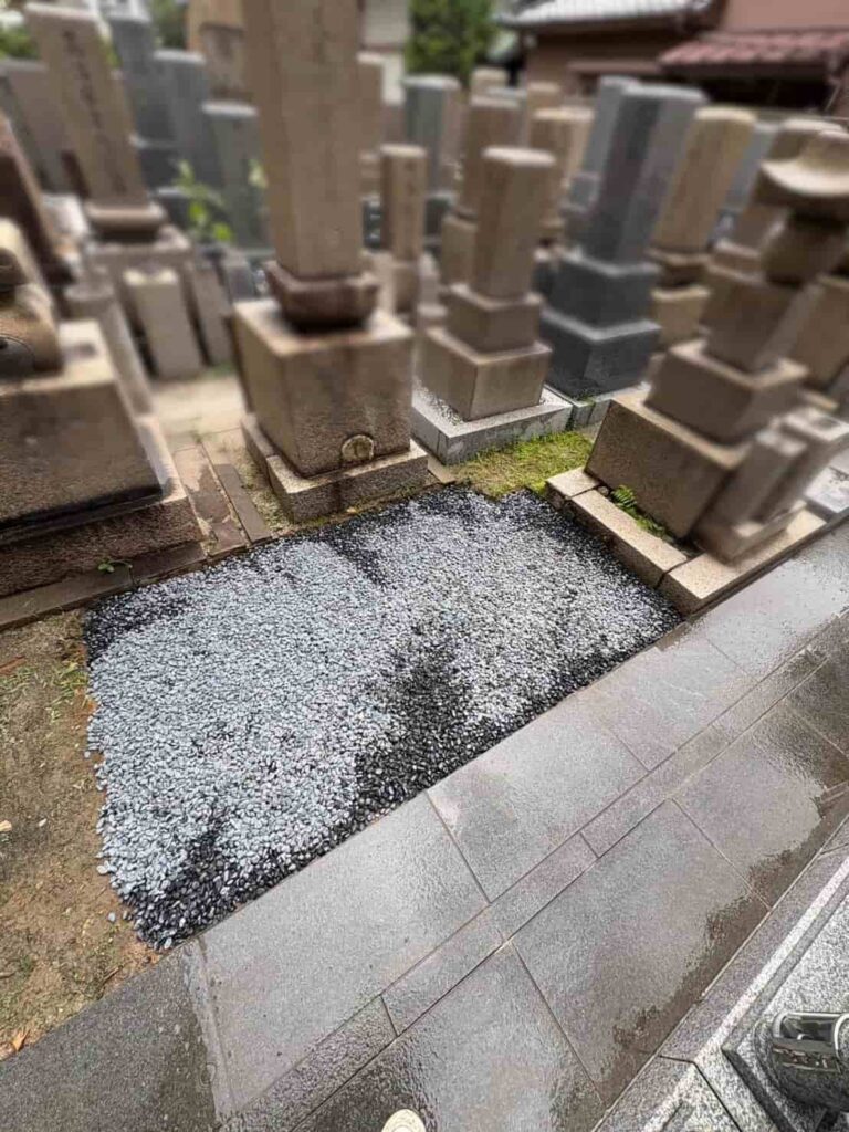 大阪市天王寺区の墓じまい施工事例｜寺院墓地（2026年6月） 施工後